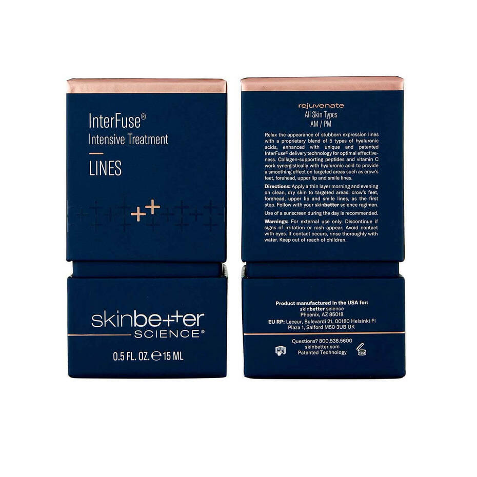 Cremă Riduri Expresie skinbetter InterFuse Intensive LINES 15 ml