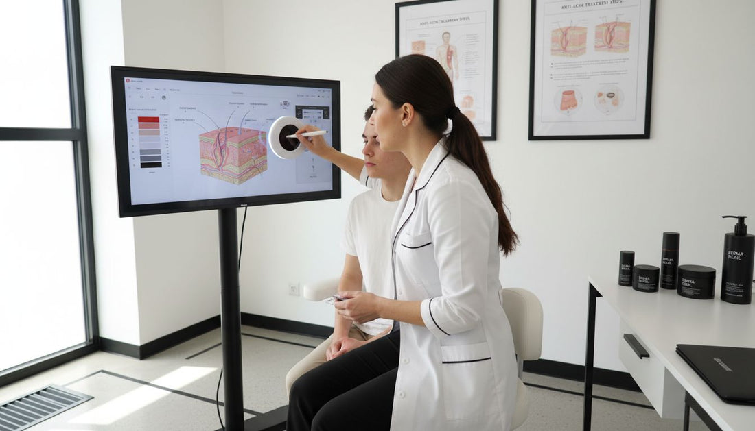 consultație dermatologică acnee