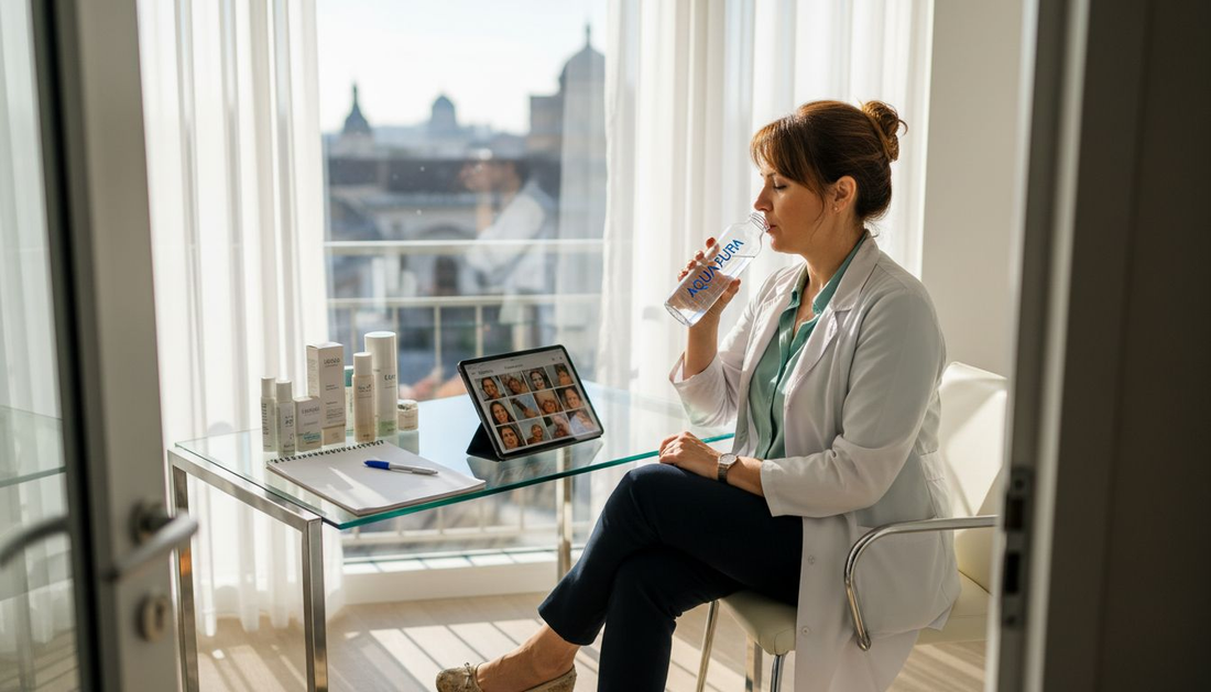 Medicul analizează fotografiile pacienților direct pe tabletă