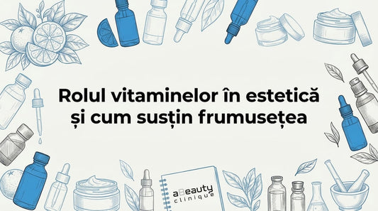 Ilustrație de copertă decorativă cu motive botanice și borcănașe de vitamine