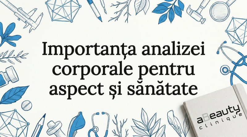 Ilustrație de titlu decorativă, cu elemente medicale și plante ornamentale