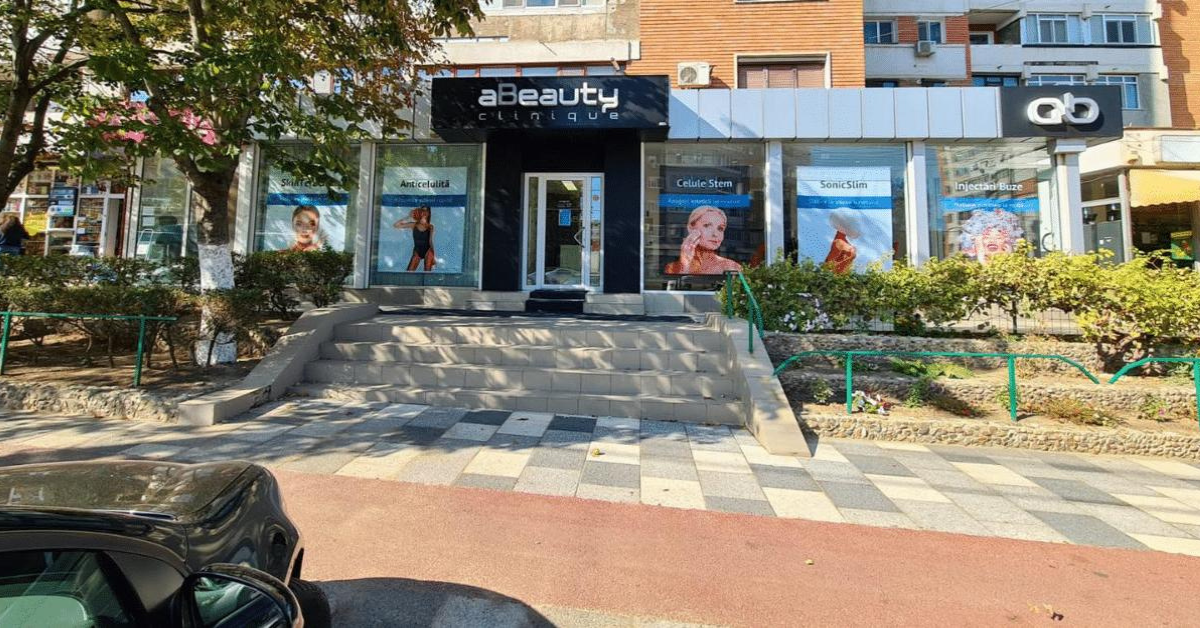 Clinică aBeauty Clinique ® Galați - exteriorul sediului din Bd. Brăilei 78, sediul istoric din 2012