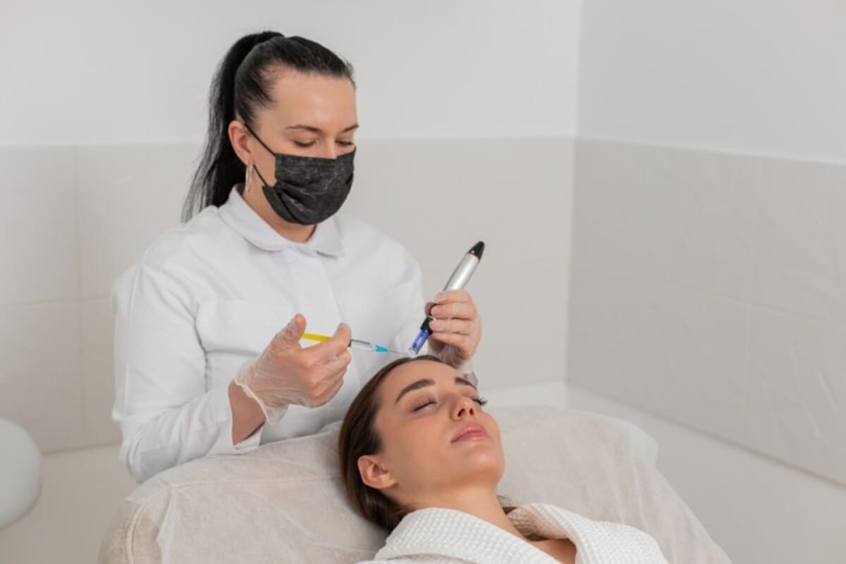 Tratament pentru scalp și păr aplicat într-o clinică aBeauty Clinique
