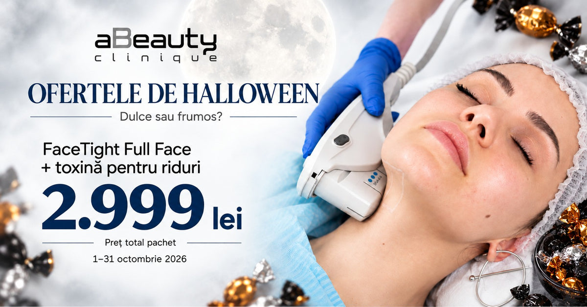 Ofertele de Halloween: FaceTight Full Face și toxină pentru riduri, 2.999 lei prețul total al pachetului, până pe 31 octombrie 2026