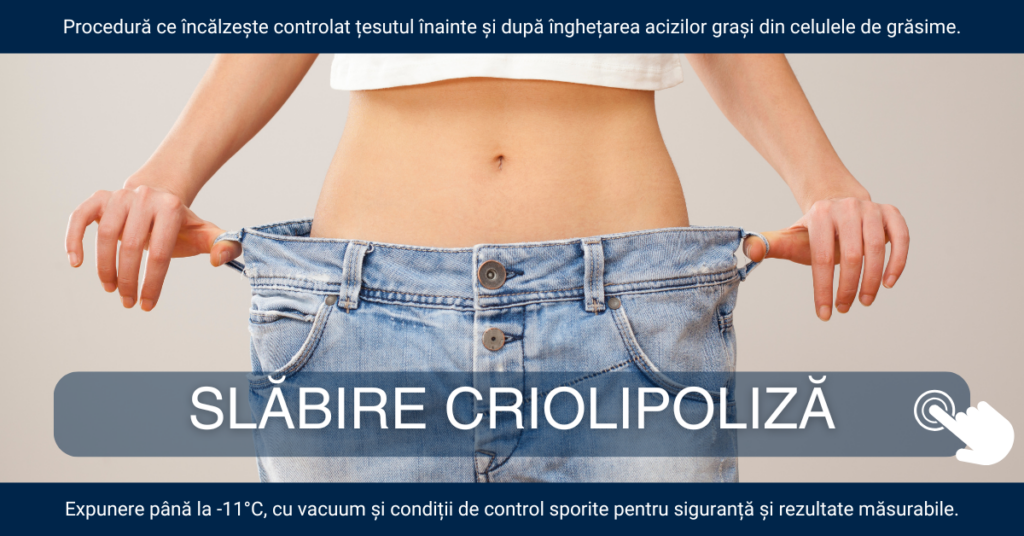 Slabire prin criolipoliza CryoLipo