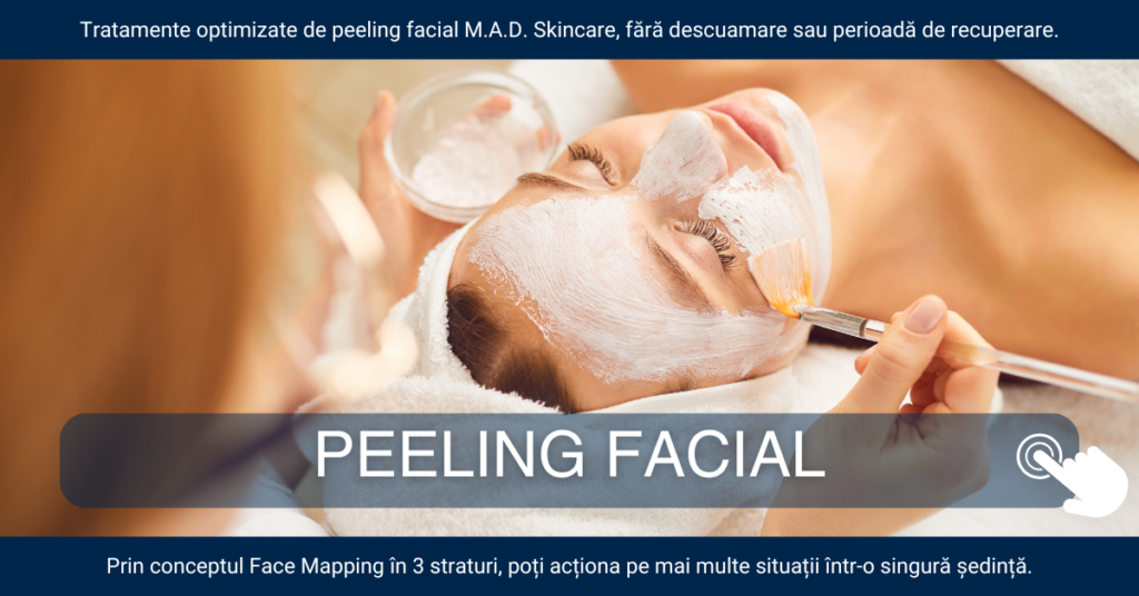 Tratamente de peeling facial fara descuamare M.A.D. Skincare